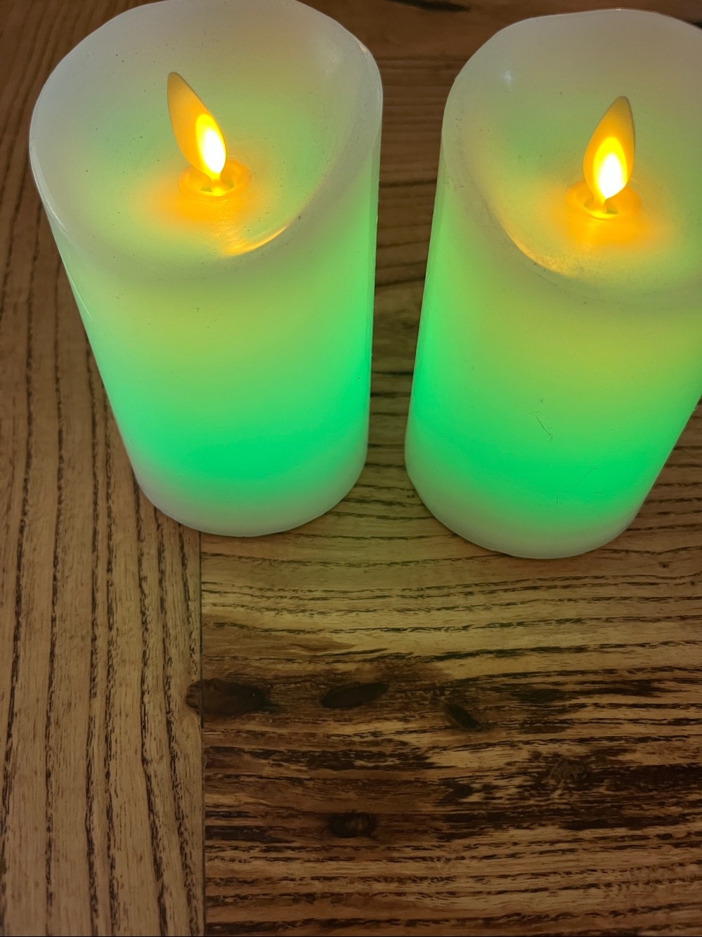 Luminara battery operated candles flickering wick. White w/yellow glow. - Picture 6 of 8